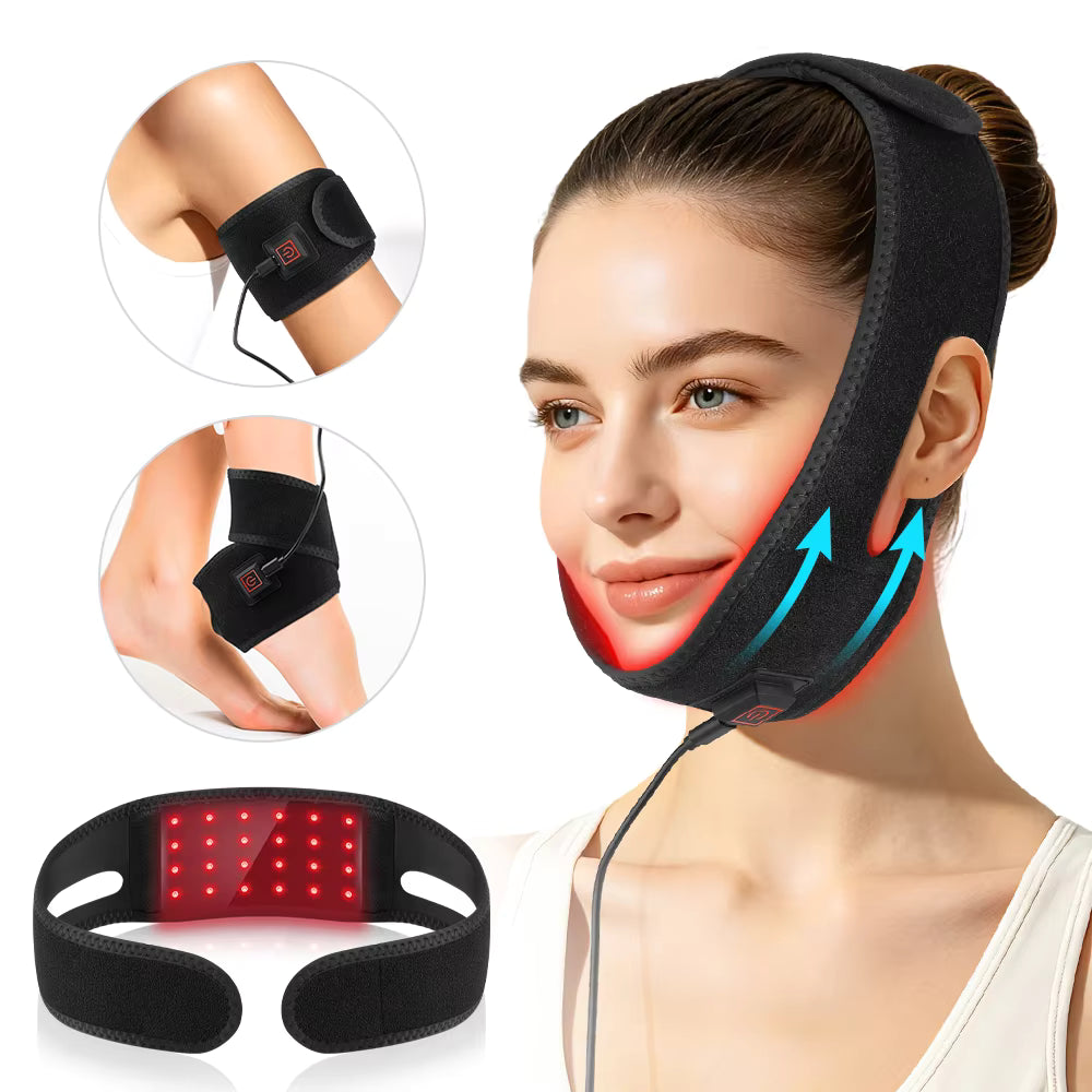 Multi-Purpose 660nm & 850nm Red & Near-Infrared LED Light Therapy Band Wrap