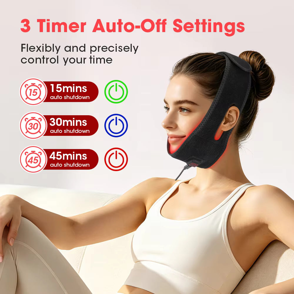 Multi-Purpose 660nm & 850nm Red & Near-Infrared LED Light Therapy Band Wrap